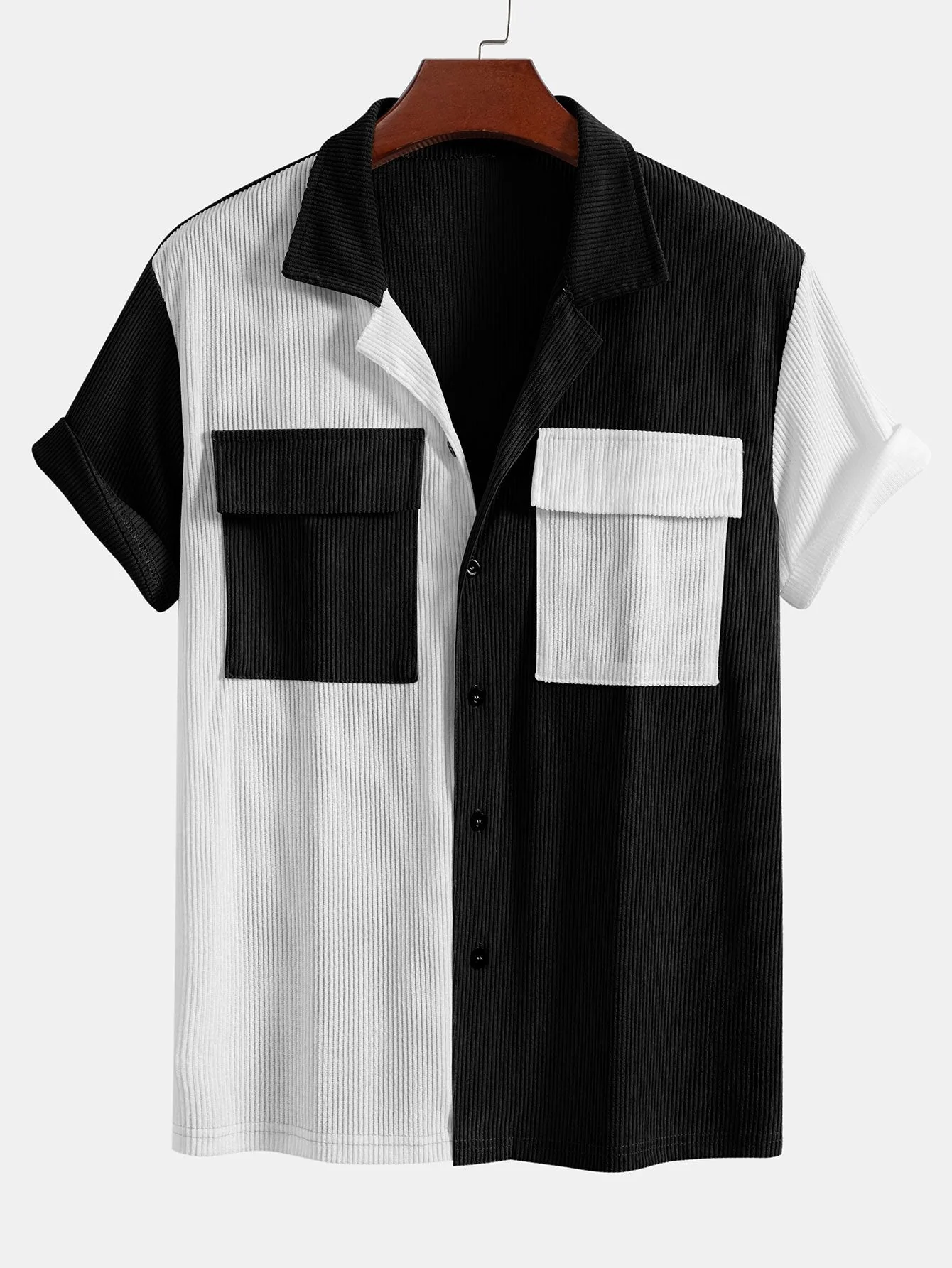 Americo® | Two Tone Cuban Corduroy Shirt - Image 3