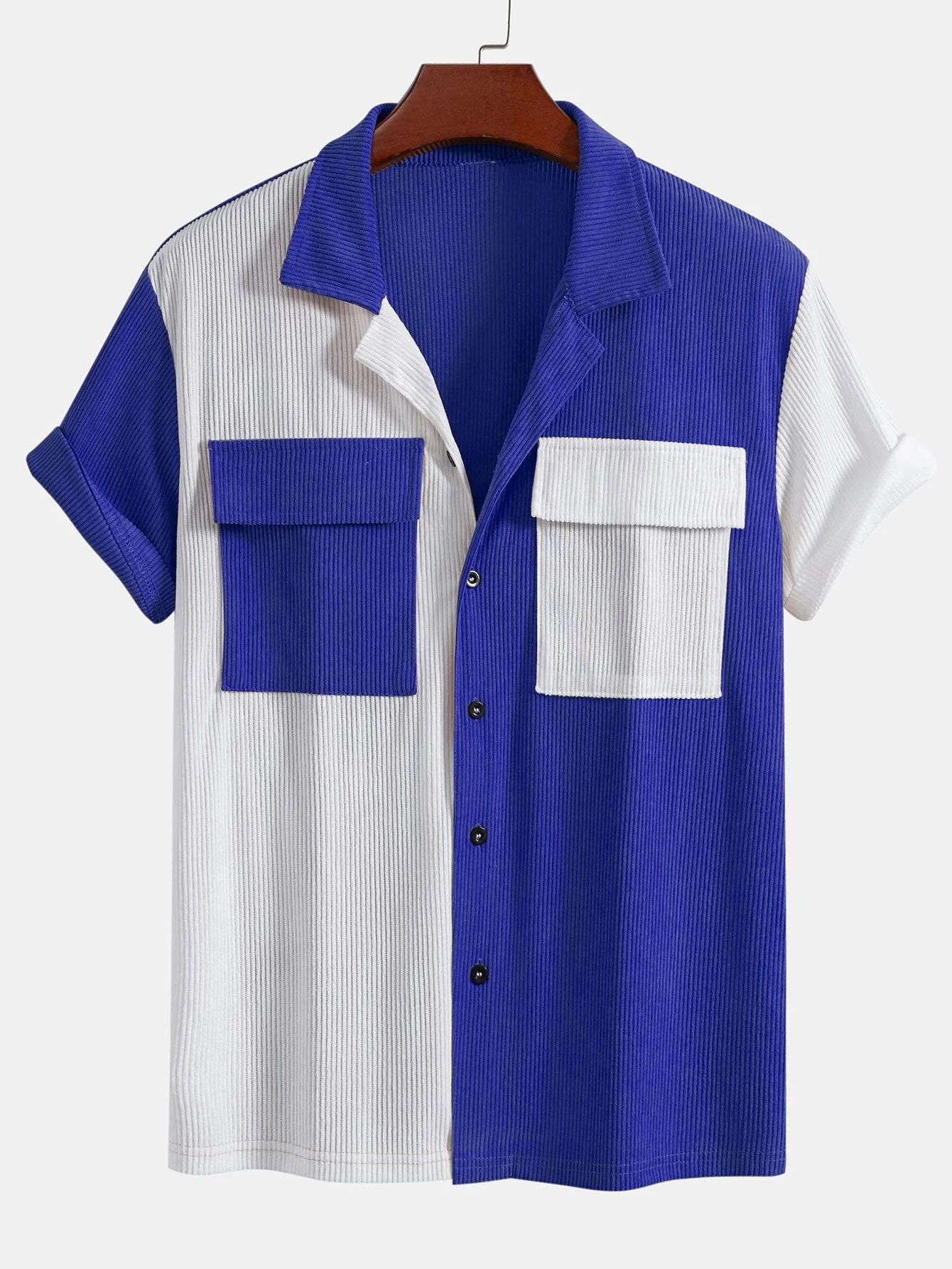 Americo® | Two Tone Cuban Corduroy Shirt - Image 9