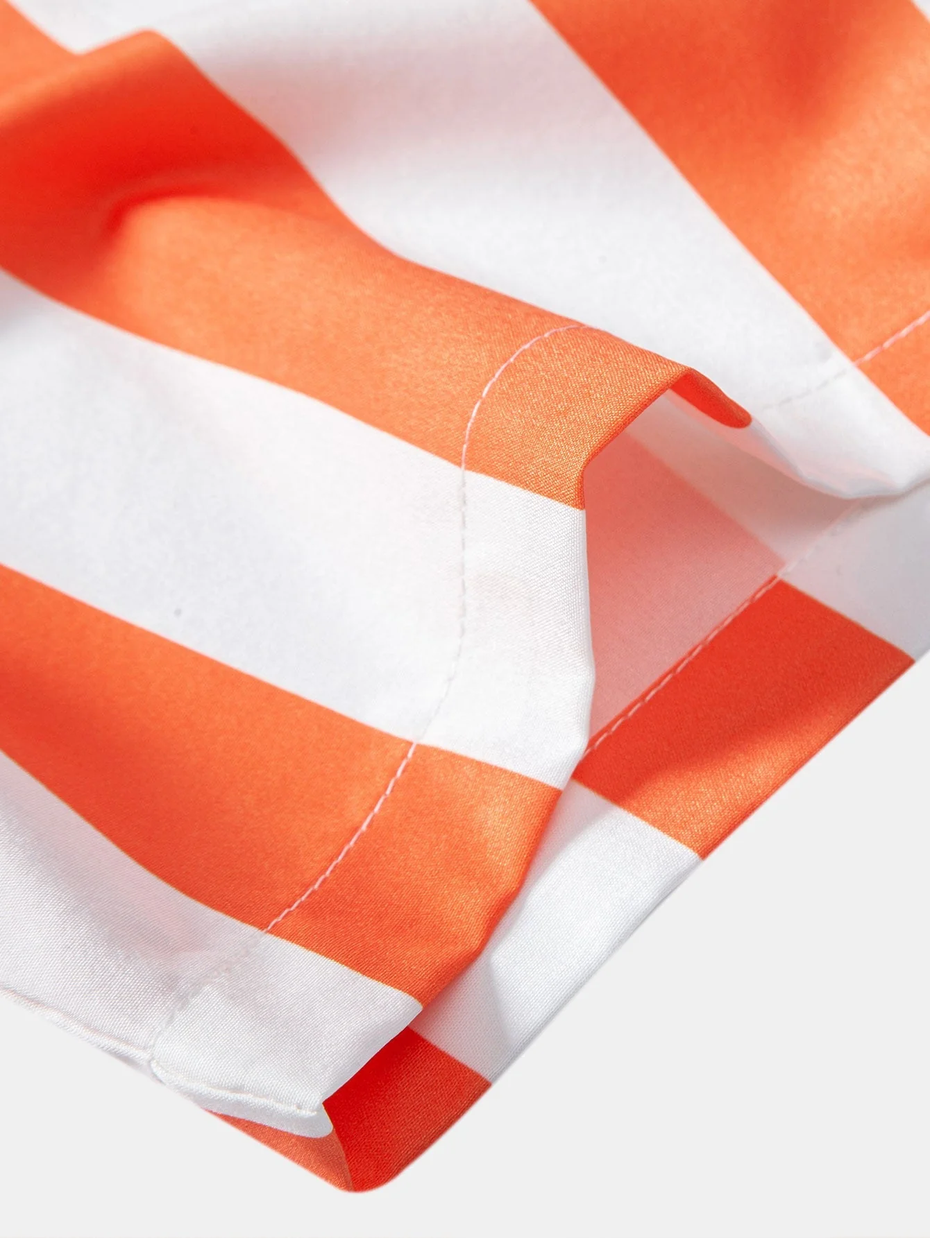 Amets® | Stripe Print Button Up Shirt - Image 4