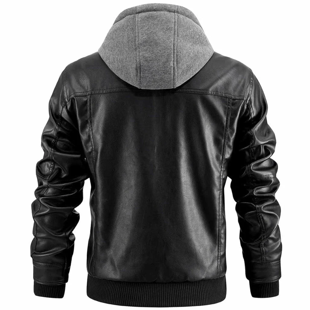 Amin | Premium winter jacket with hood and zipper - Image 4