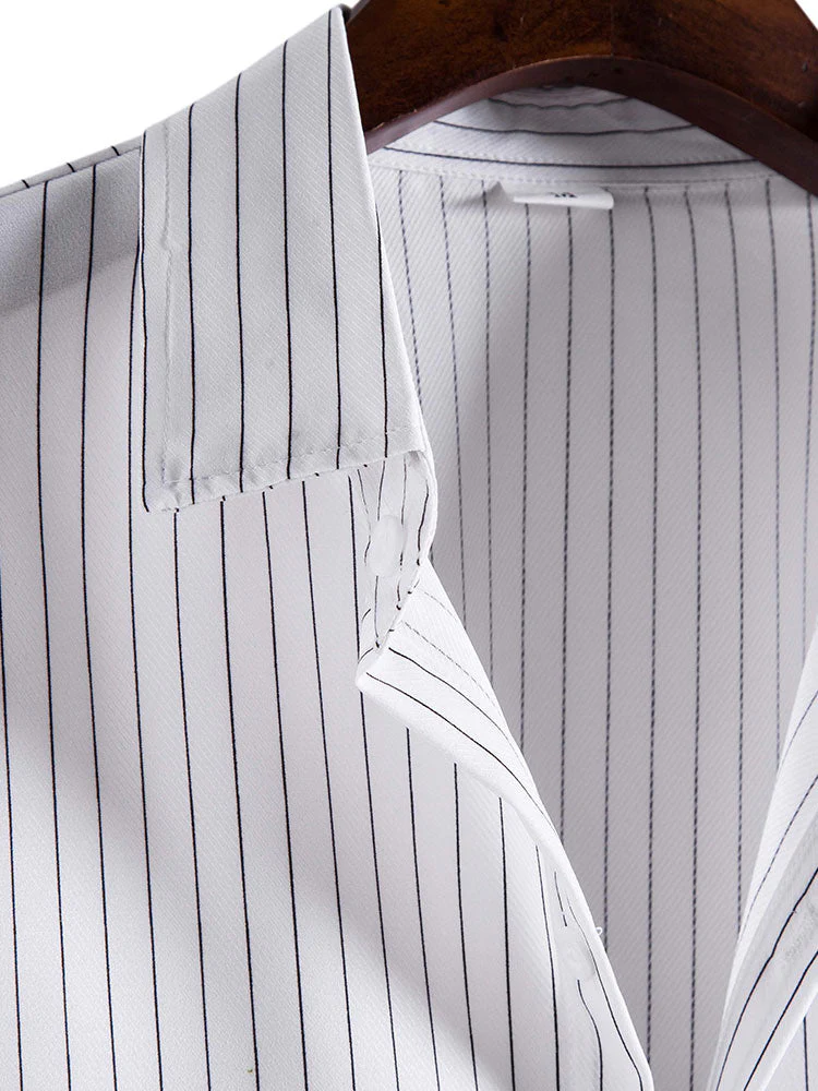 Amos® | Long Sleeved Pinstripe Shirt - Image 3