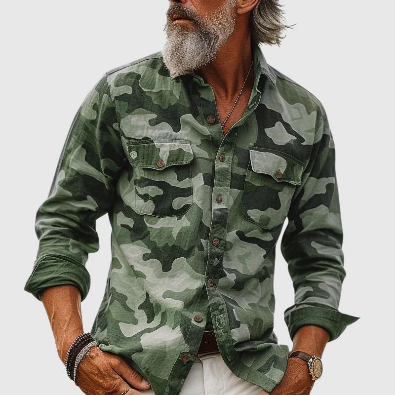 Amparo® | Charles Harrington Nomad Camouflage Shirt - Image 2
