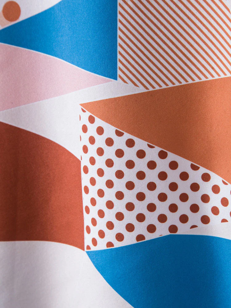 Amrit® | Geometric Polka Dot Print Shirt - Image 3