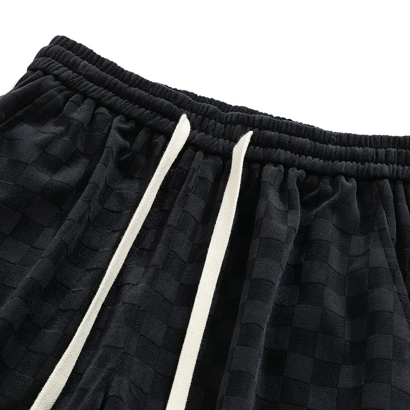 Amyas® | Checkered Corduroy Sweatpants - Image 17