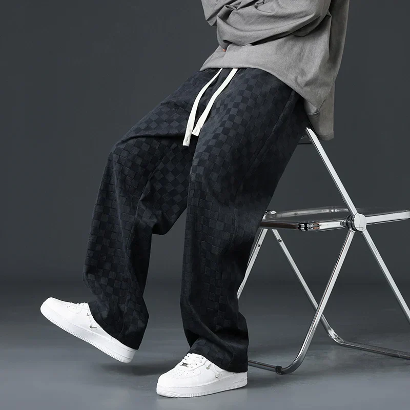 Amyas® | Checkered Corduroy Sweatpants - Image 21