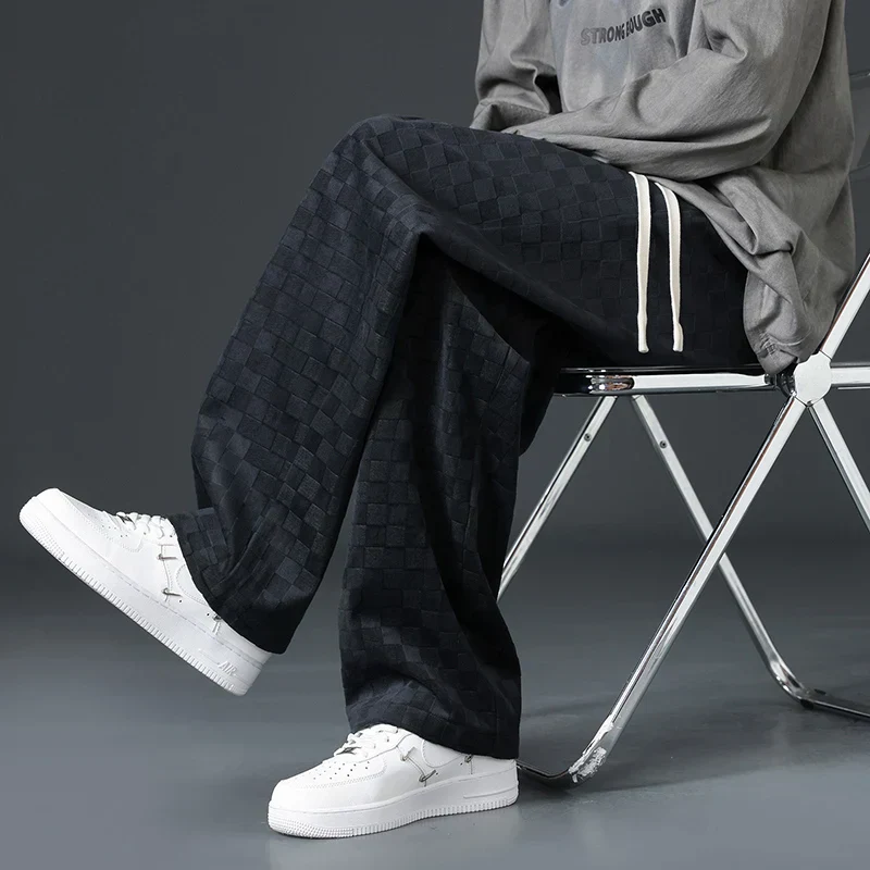 Amyas® | Checkered Corduroy Sweatpants - Image 6