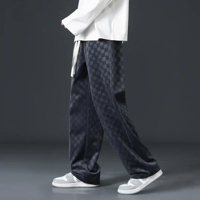 Amyas® | Checkered Corduroy Sweatpants - Image 9