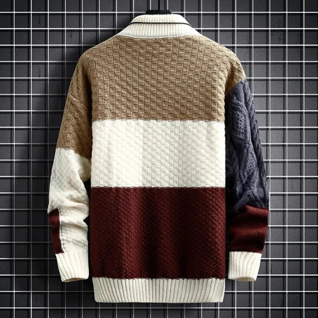 Anders | Luciano Patchwork Sweater - Image 2