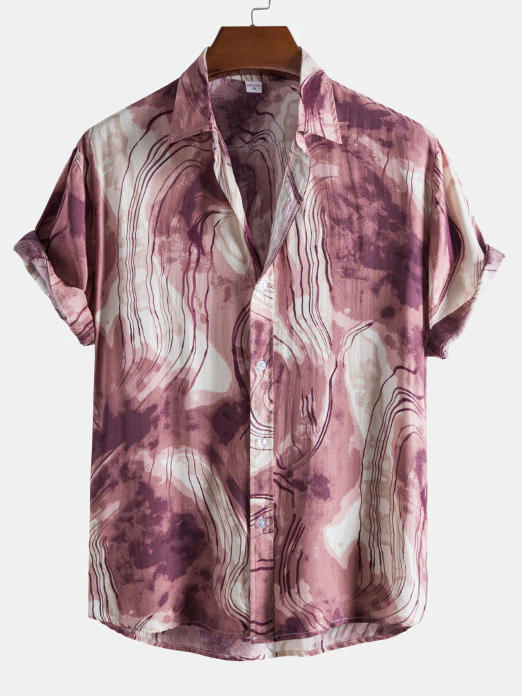 Andonis® | Abstract Painting Print Shirts - Image 3