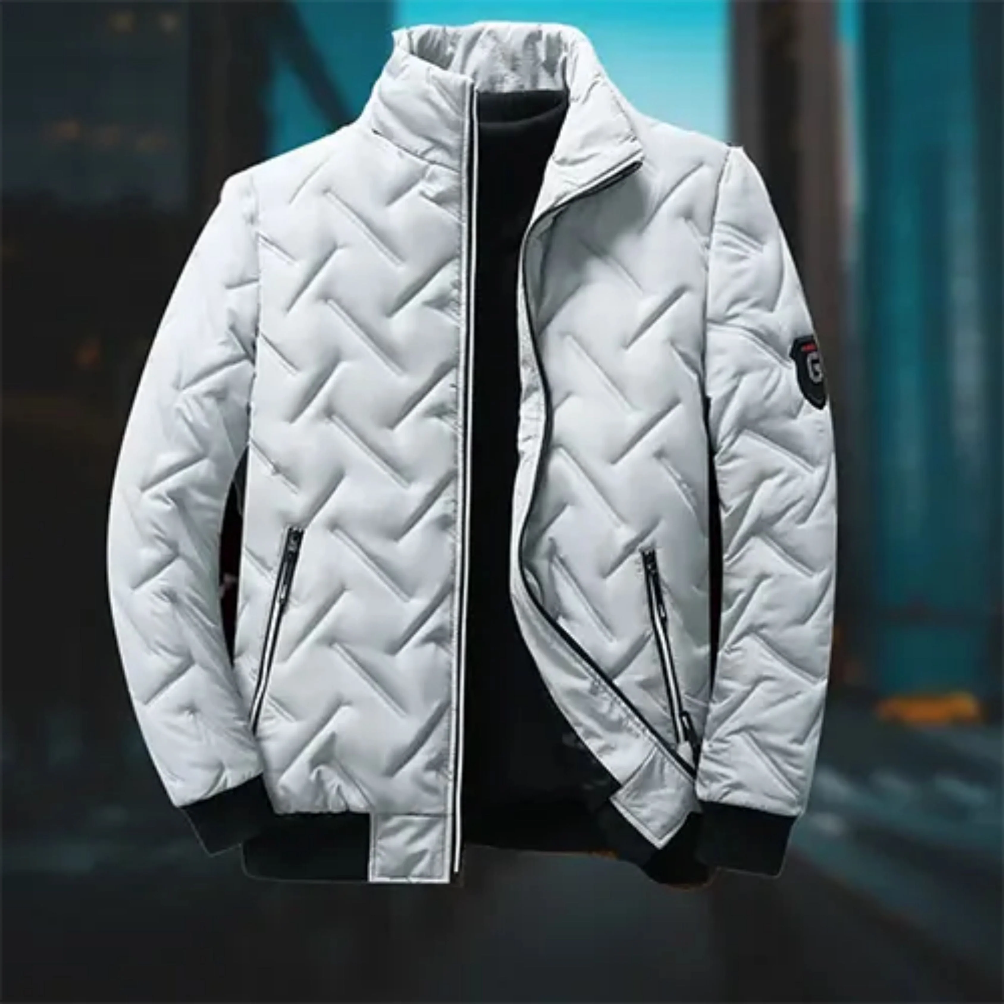 Andrew® | Winter style men's padded jacket - Image 3