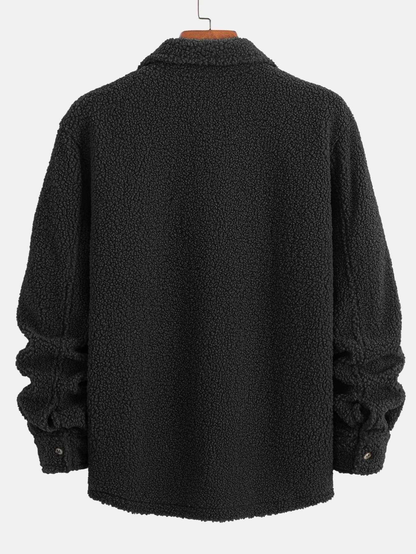 Ángel® | Aldrich Teddy Fleece Button Up Shirt - Image 6