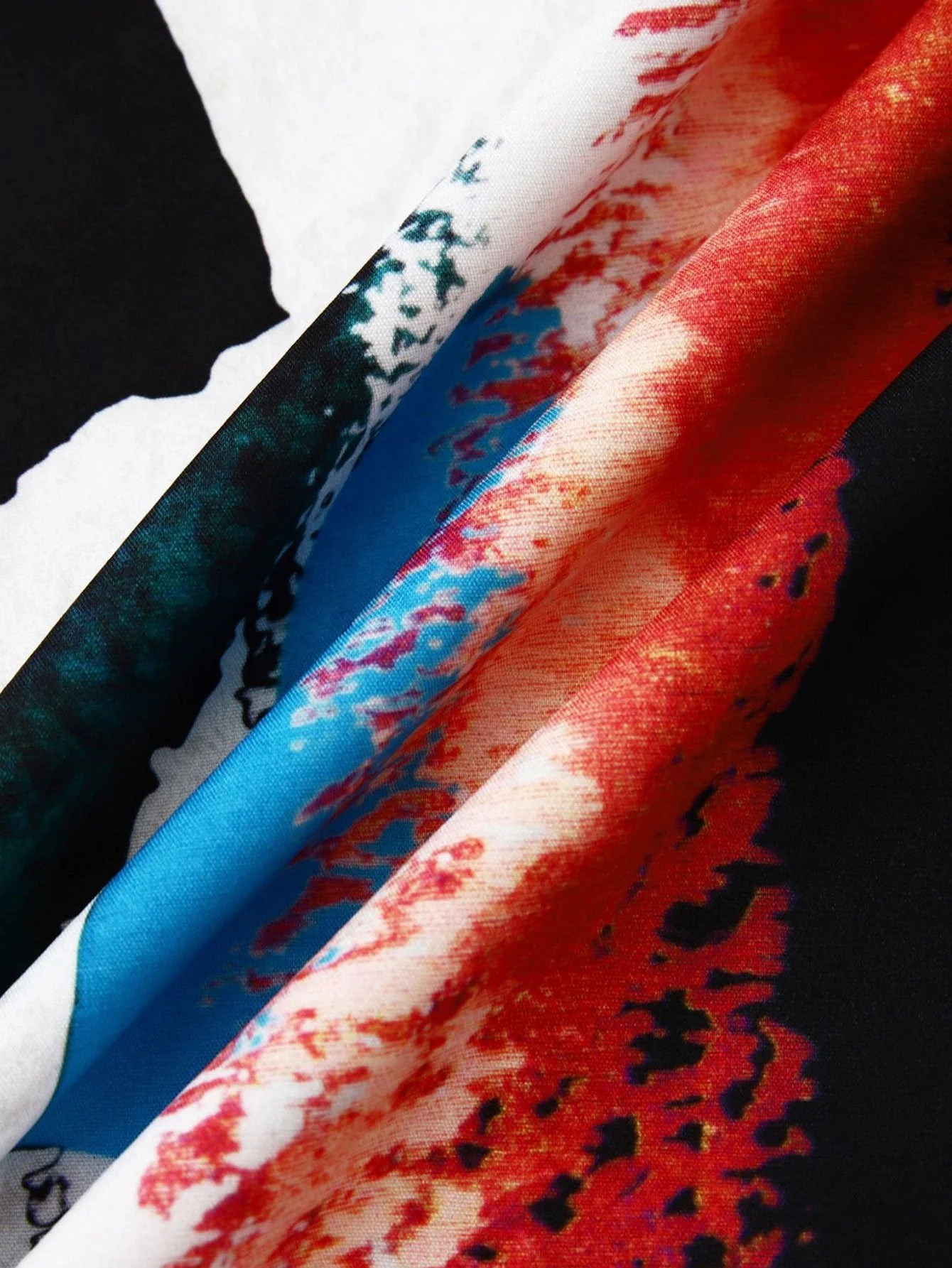 Angelico® | Colorful Brushstroke Print Button Up Shirt - Image 5