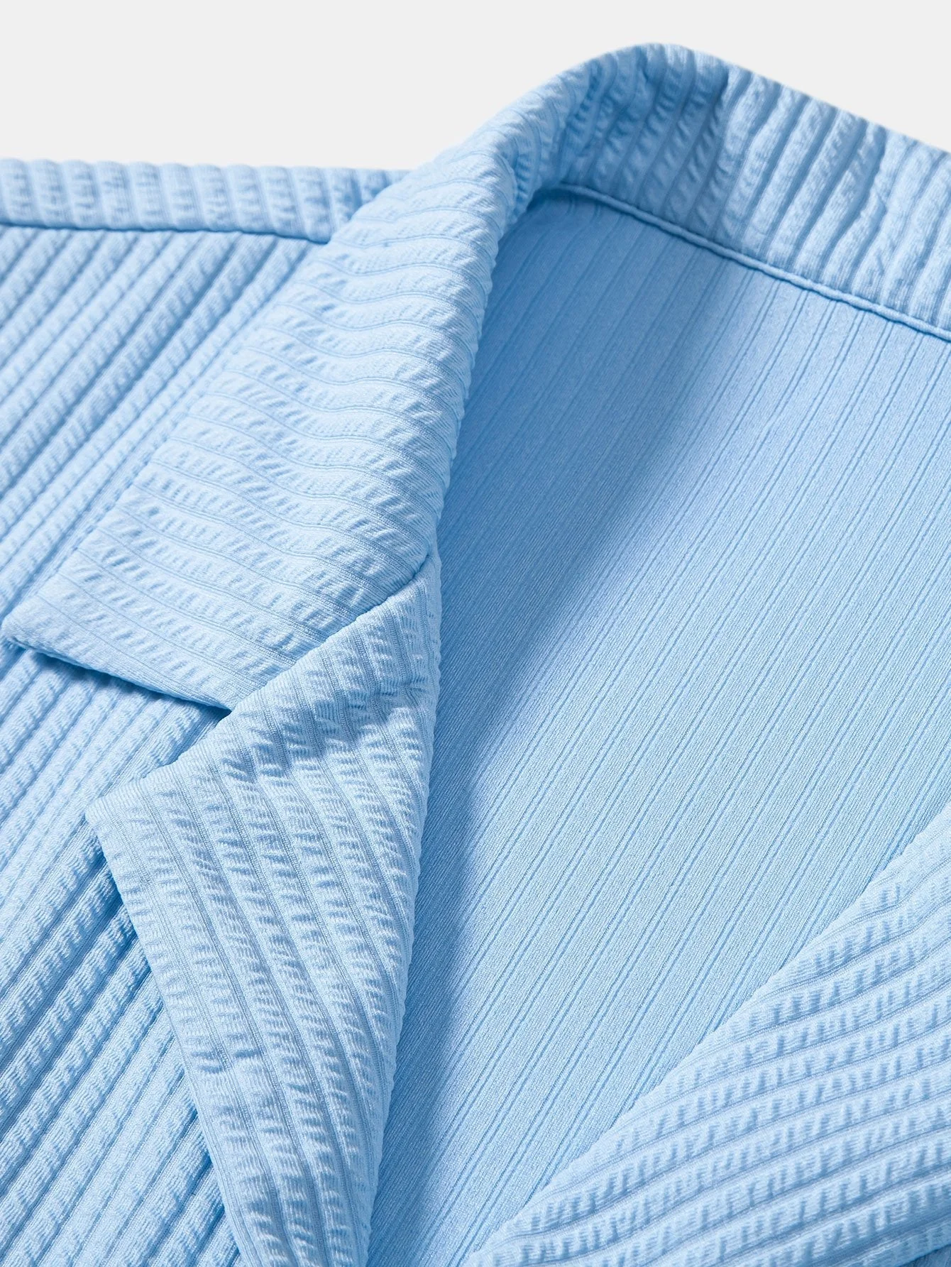 Anselme® | Muscle Fit Ribbed Deep Cuban Shirt - Image 7