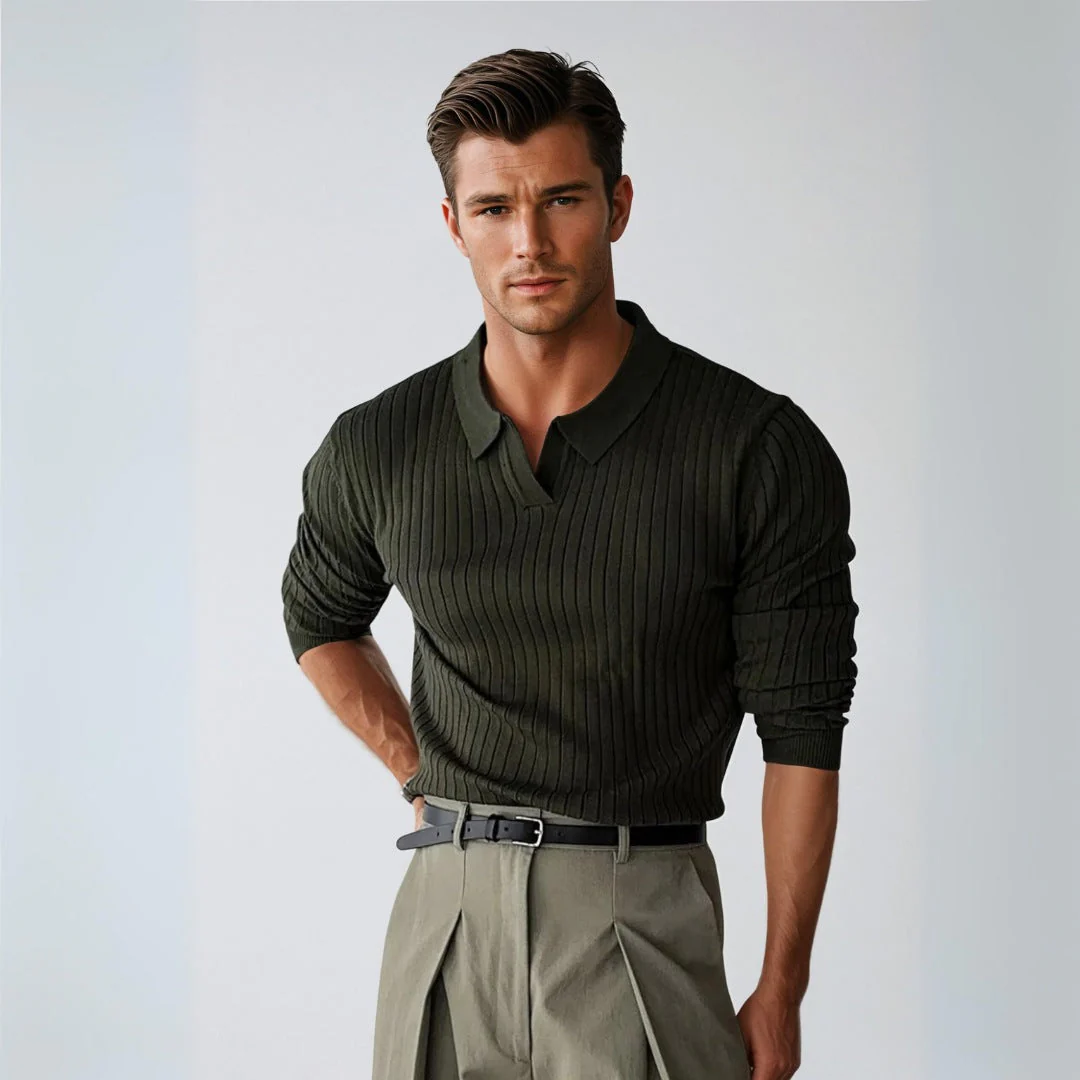 Antígono® | Classic Sweater With Collar - Image 6