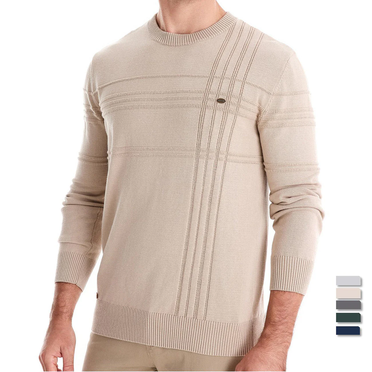 Antoine | ELEGANT KNITTED MEN'S SWEATER - Image 4