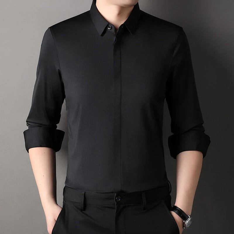 Antoine | Stretchy, wrinkle-free shirt - Image 8