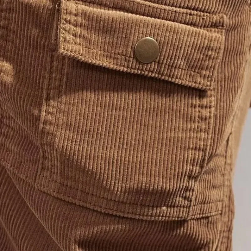 Antuan® | Davide Costa Corduroy Cargo Shorts - Image 6