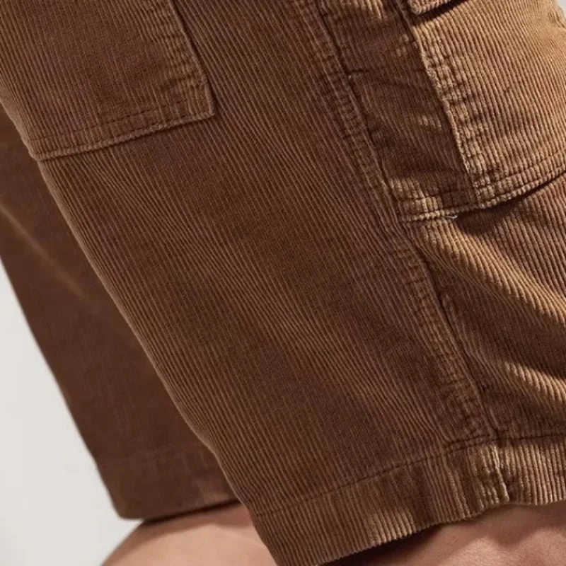 Antuan® | Davide Costa Corduroy Cargo Shorts - Image 7