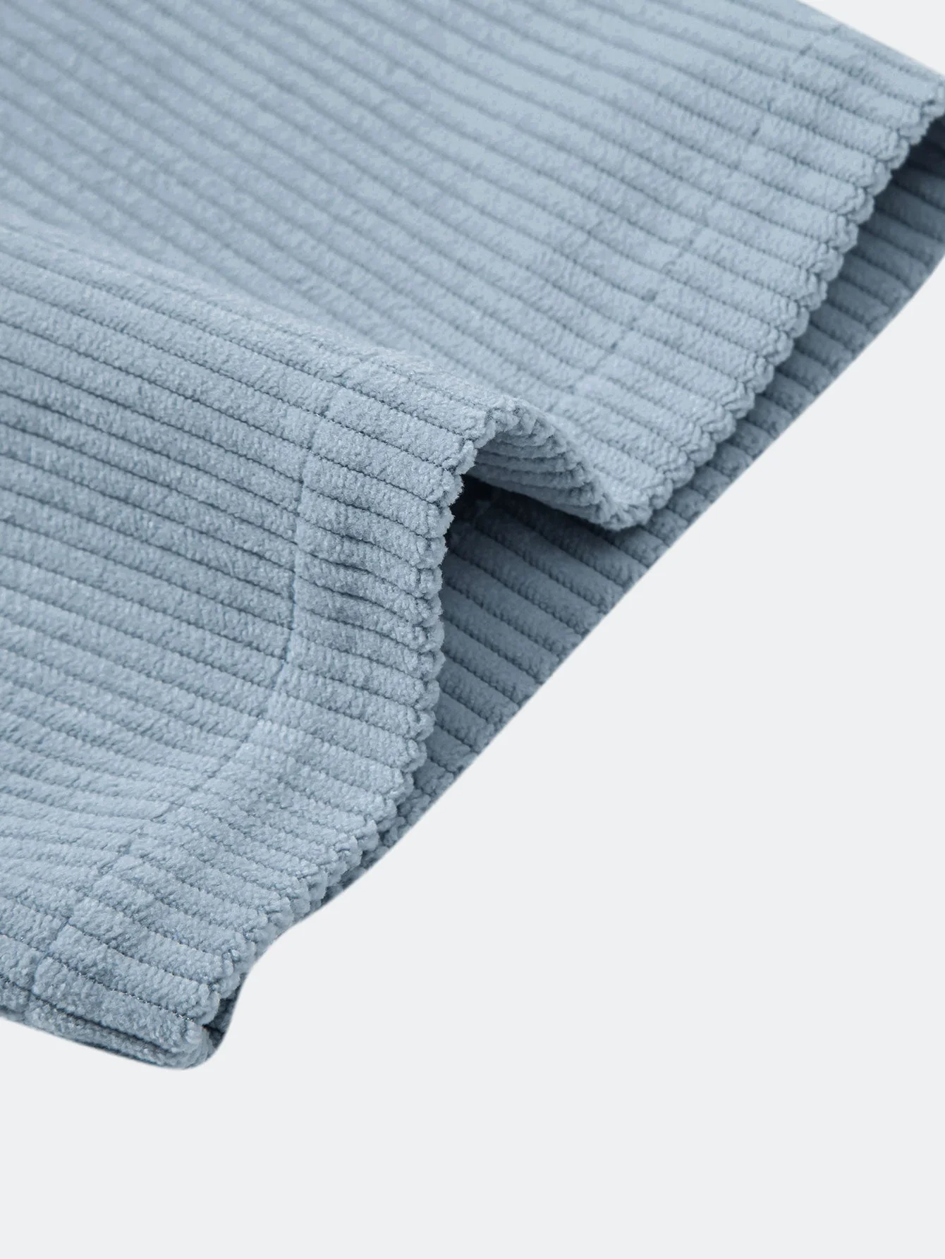 Arandes® | Short Sleeve Corduroy Patchwork Shirt - Image 5