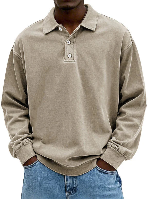 Arcadio® | Vintage Long Sleeved Shirt - Image 5