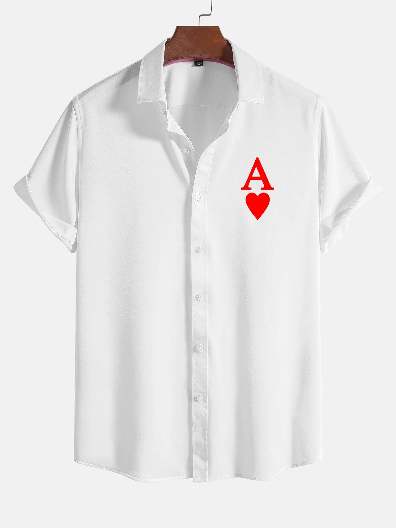 Arcani® | Poker Hearts Graphic Print Shirts