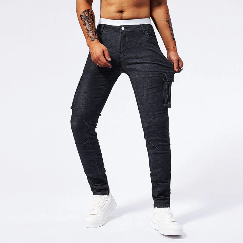 Archimedes® | Davide Costa SlimFit Cargo Jeans - Image 4