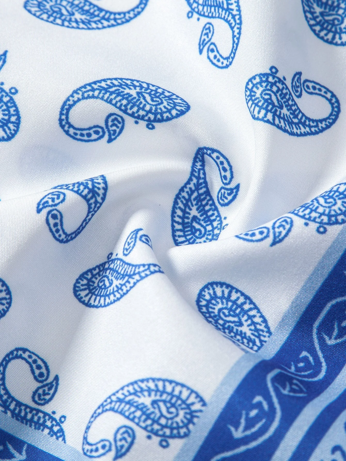Arek® | Paisley Border Button Up Shirt - Image 10