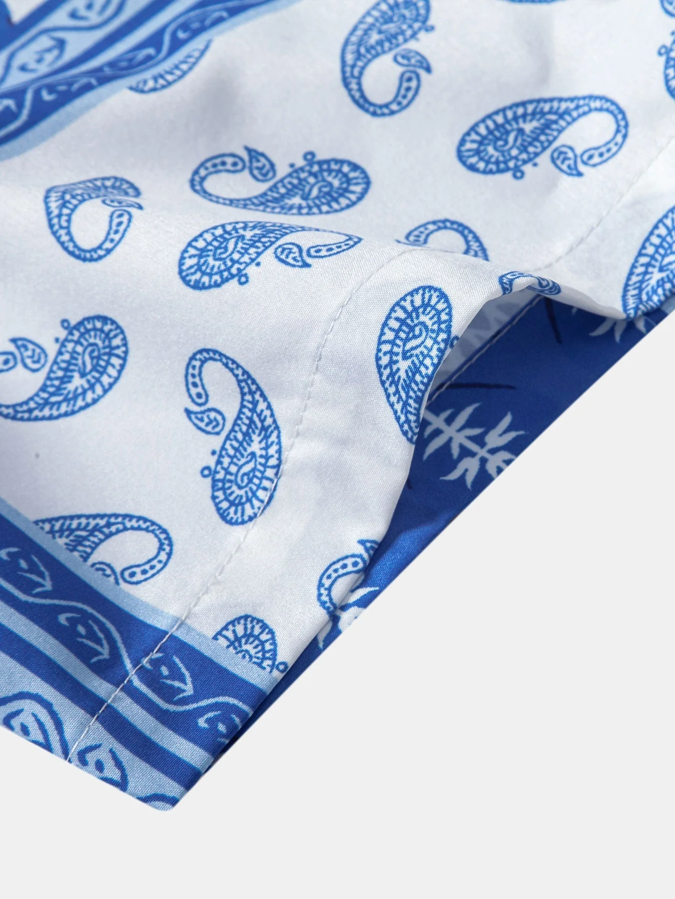 Arek® | Paisley Border Button Up Shirt - Image 9