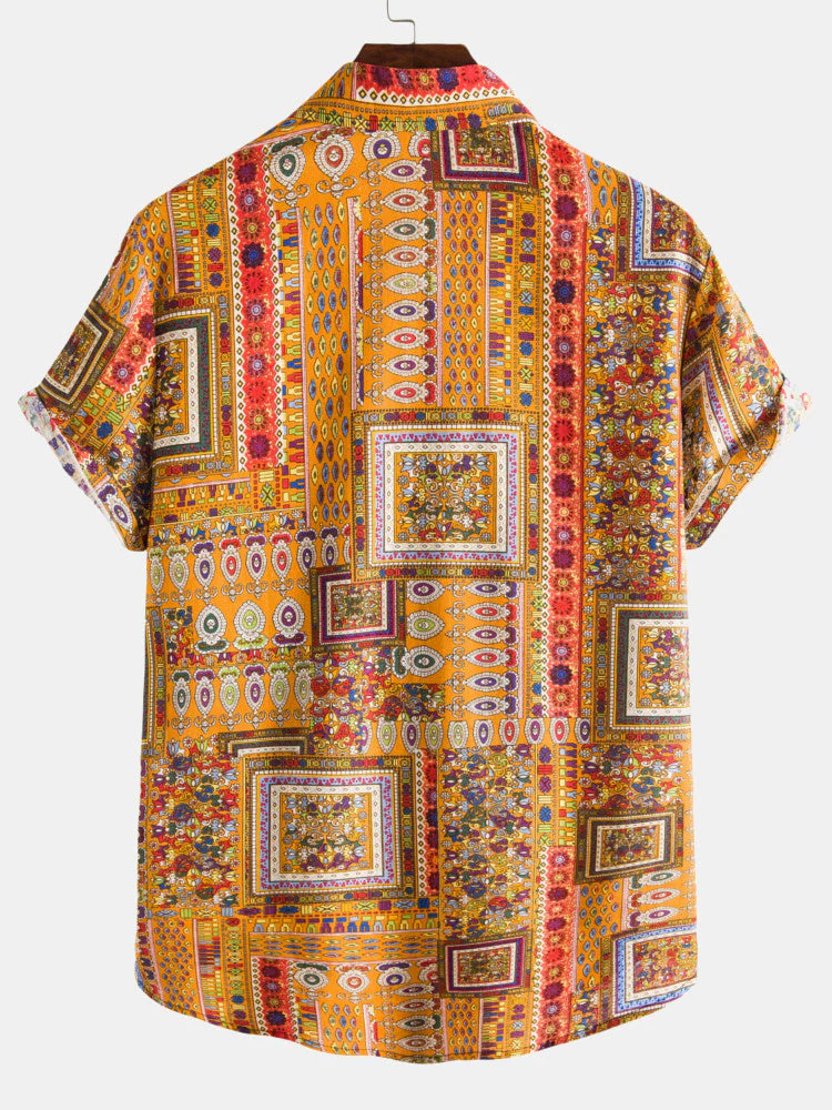 Arent® | Ethnic Print Cotton Shirts - Image 2