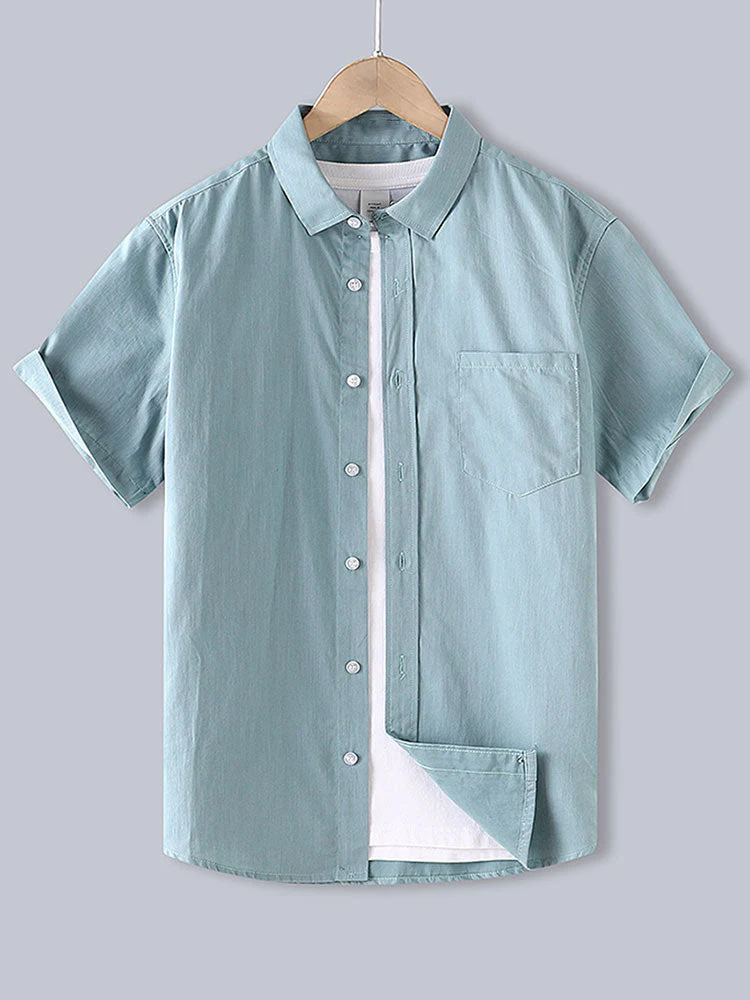 Arett® | Men Cotton Button Up Shirt - Image 4