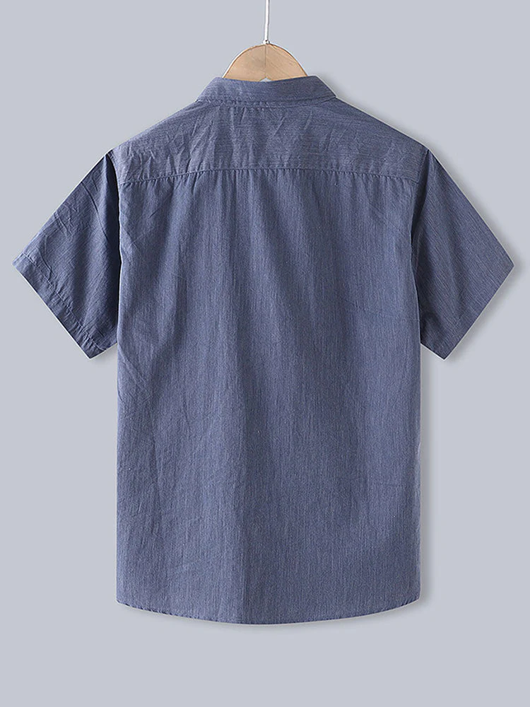 Arett® | Men Cotton Button Up Shirt - Image 7