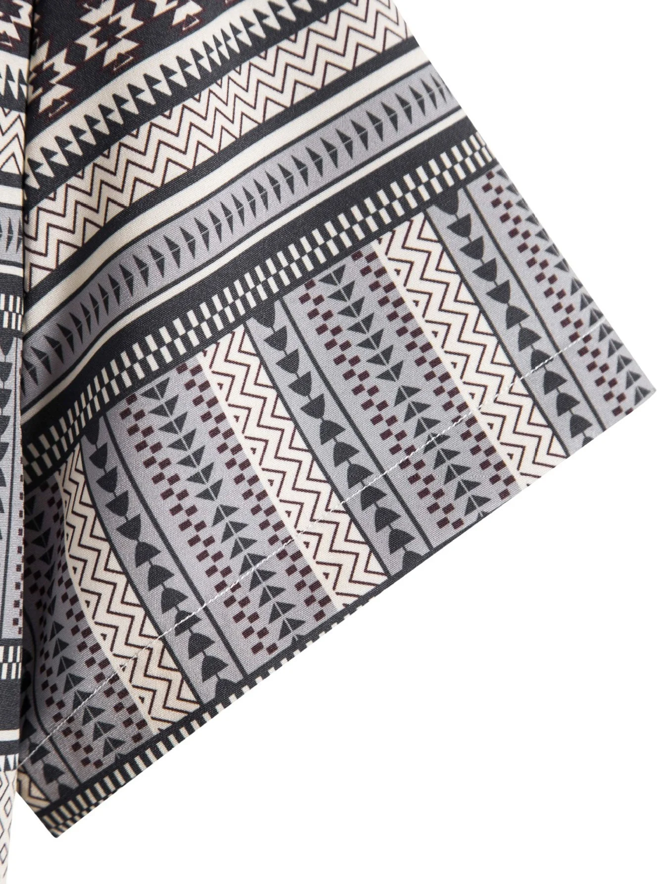 Aris® | Aztec Print Button Up Shirt - Image 5