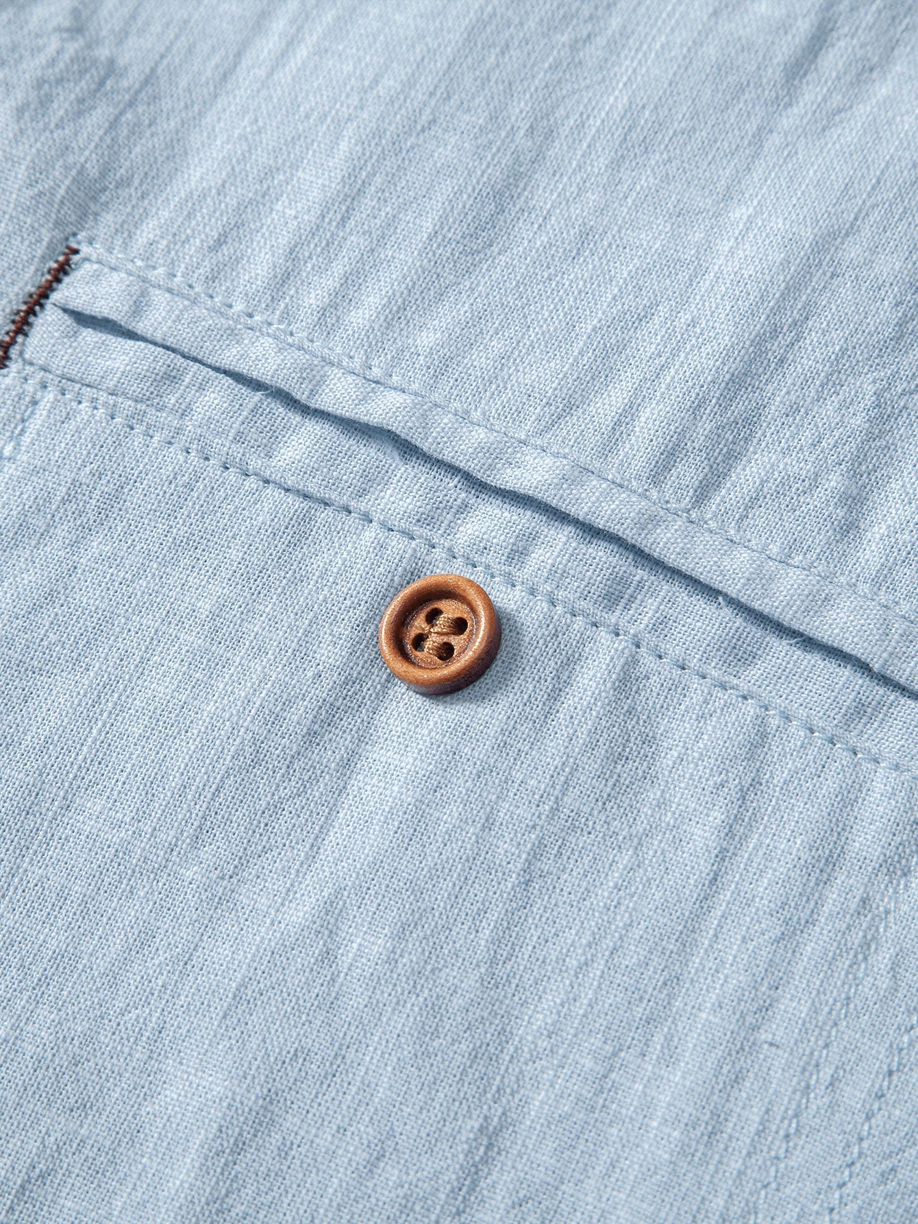 Aristides® | Short Sleeve Linen Look Polo Collar Shirt - Image 13