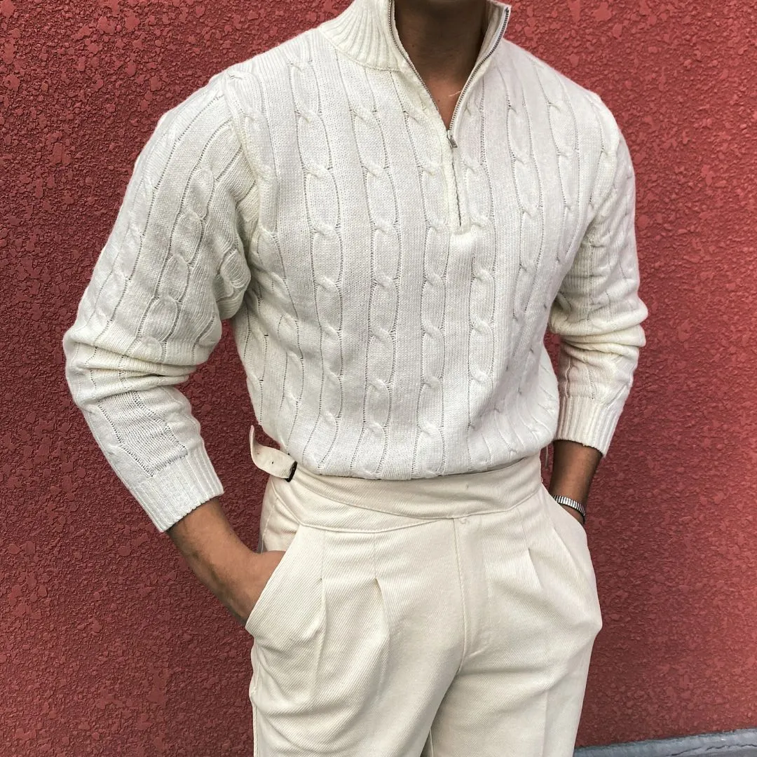 Arístides | Knit Half Zip Sweater - Image 3