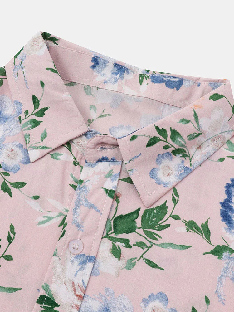 Arman® | Floral Print Button Up Shirt - Image 2