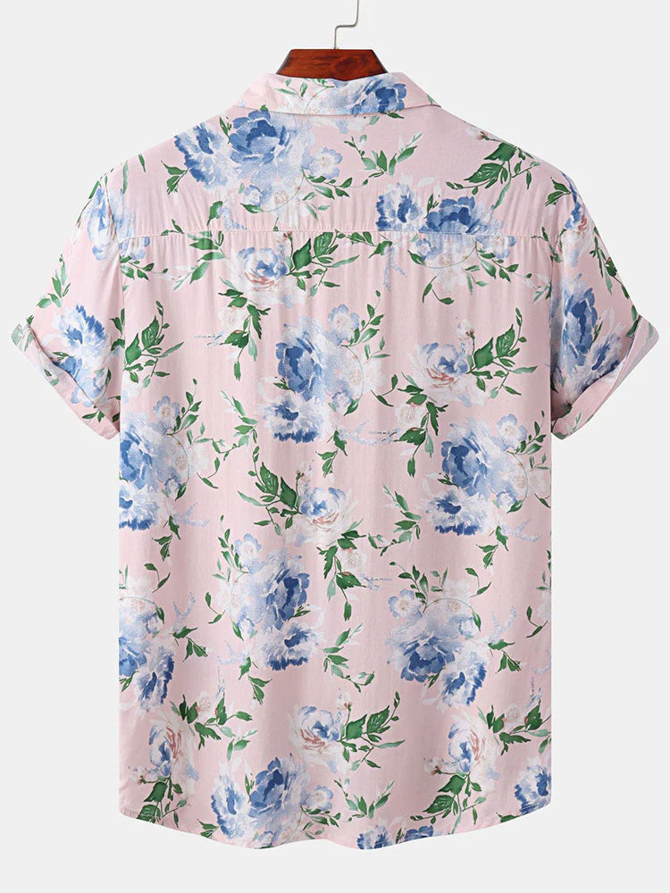 Arman® | Floral Print Button Up Shirt - Image 3