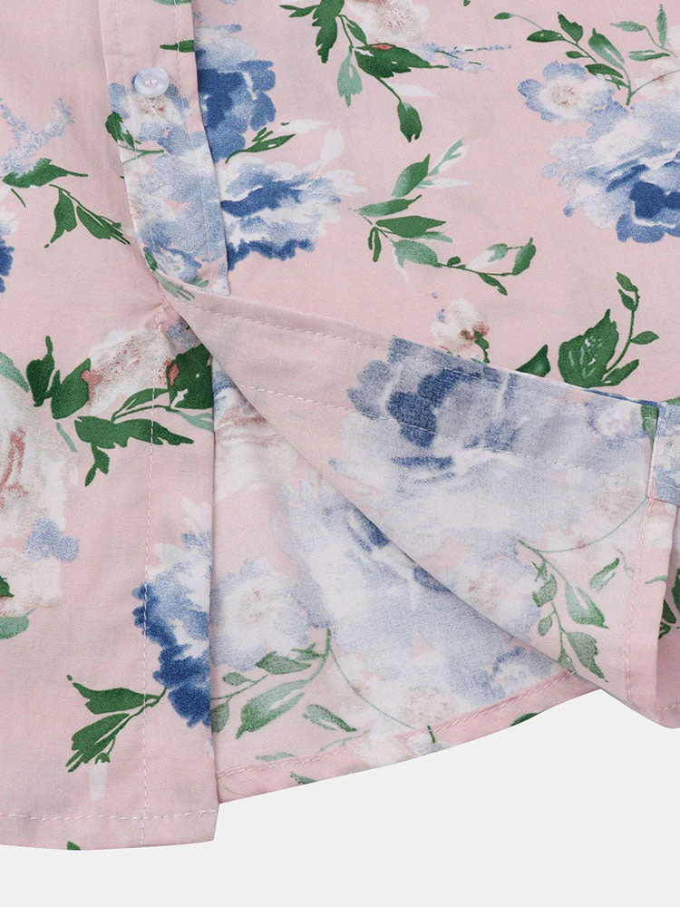 Arman® | Floral Print Button Up Shirt - Image 5