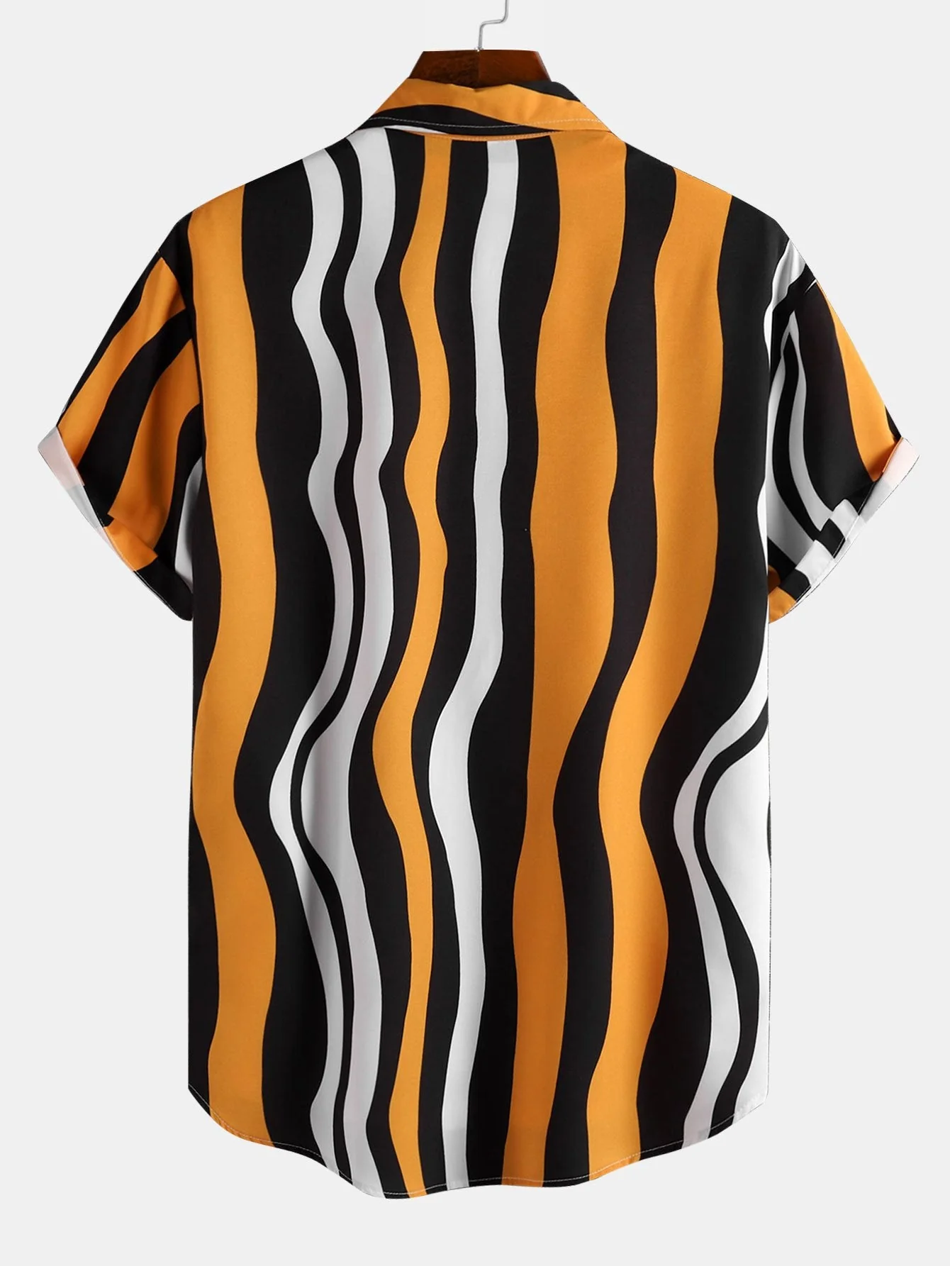 Armin® | Wavy Print Button Up Shirt - Image 2