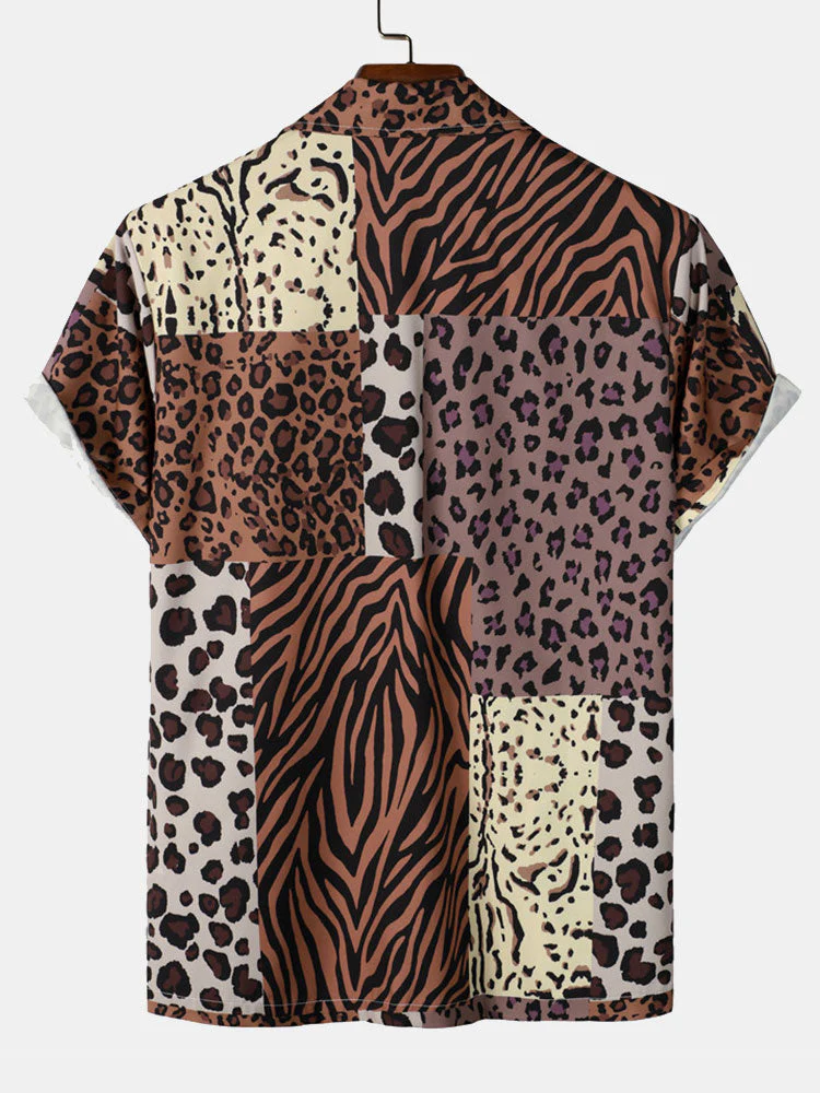 Arnon® | Patchwork Animal Print Shirt - Image 2