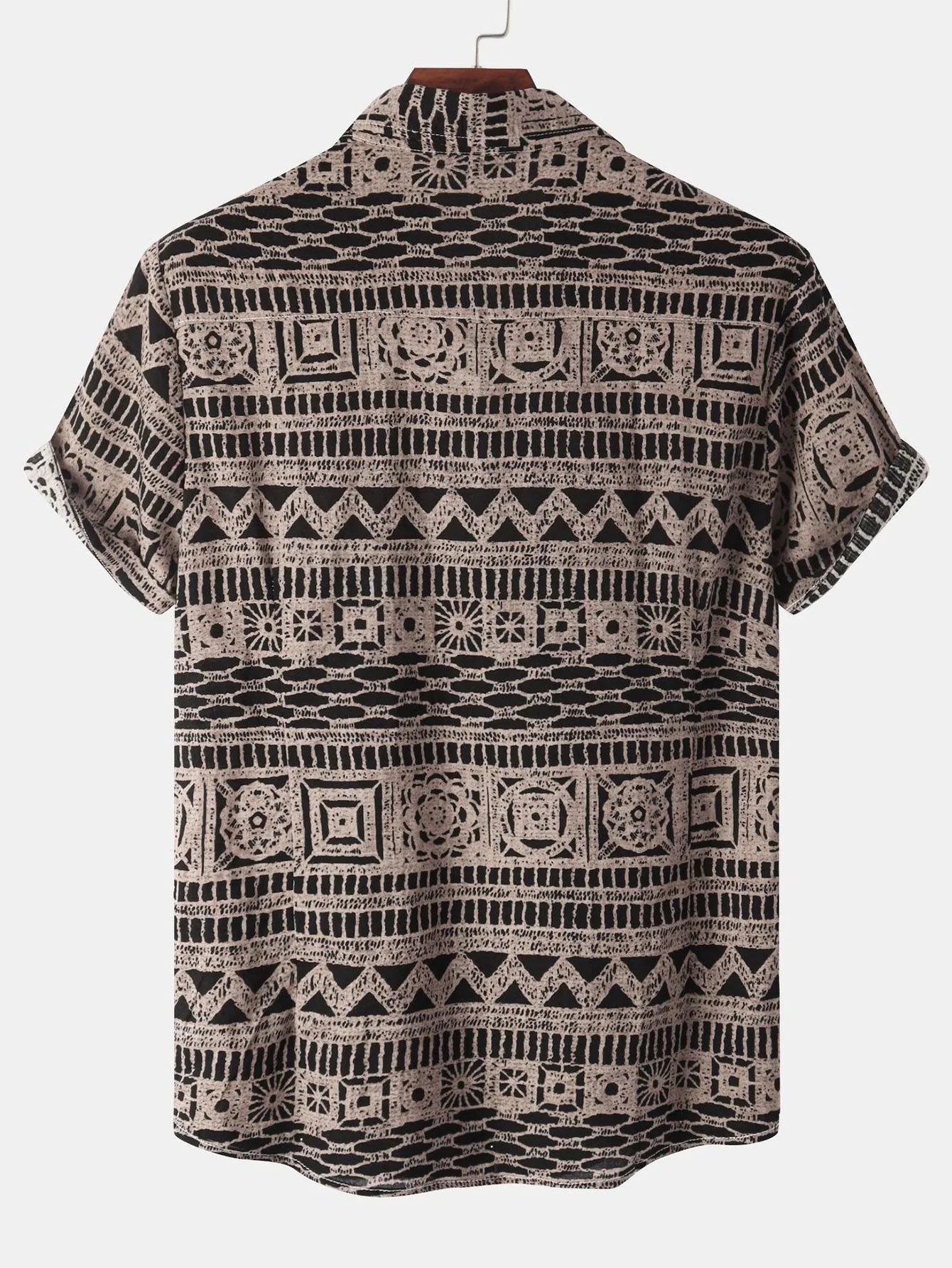 Arnwulf® | Tribal Print Button Up Shirt - Image 4