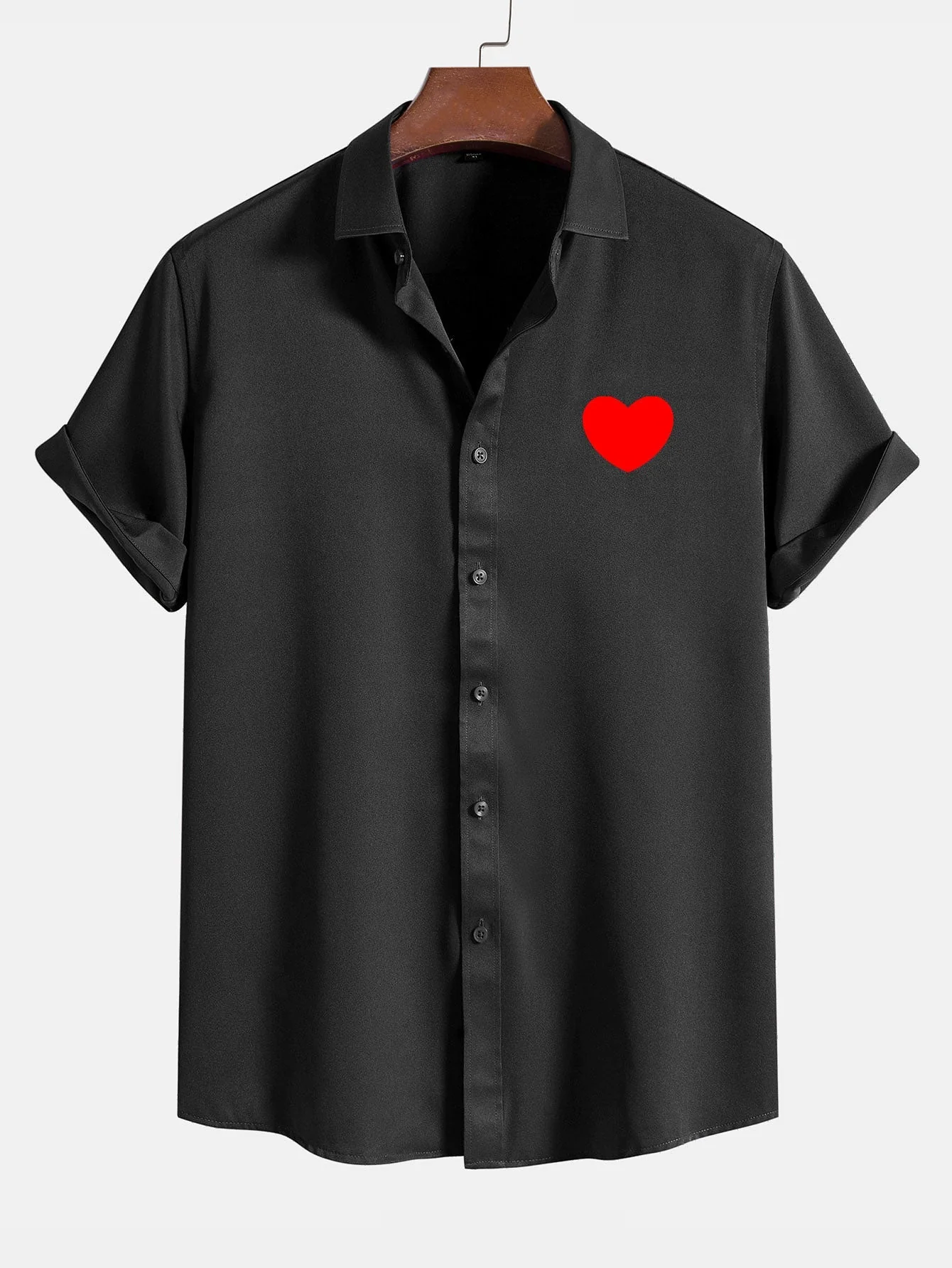 Artek® | Red Heart Pattern Shirts - Image 3