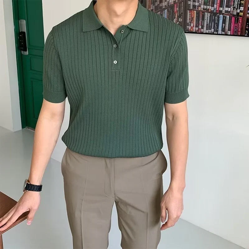 Artemi® | GIMCHEON Knitted Polo Shirt - Image 2