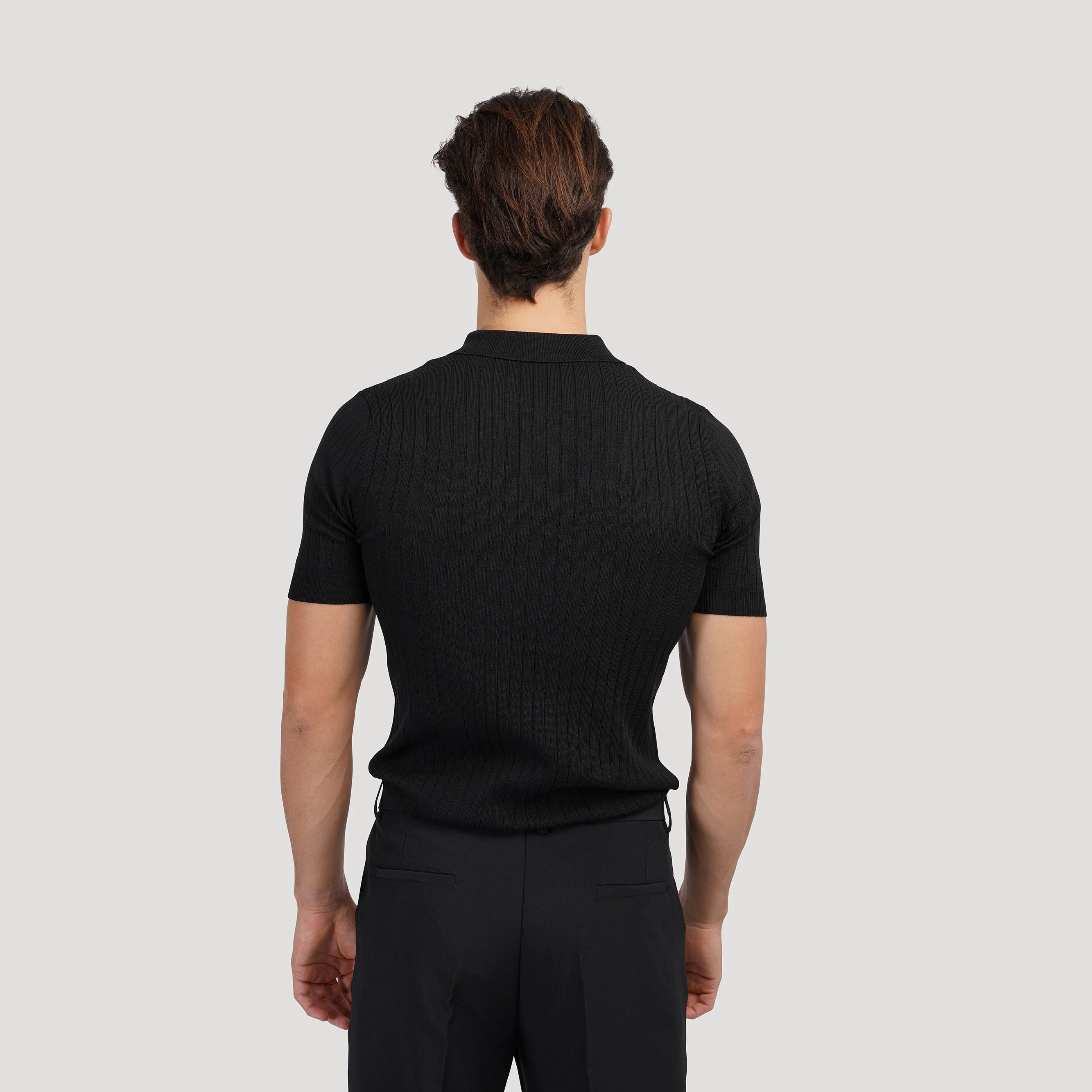 Artemi® | GIMCHEON Knitted Polo Shirt - Image 9