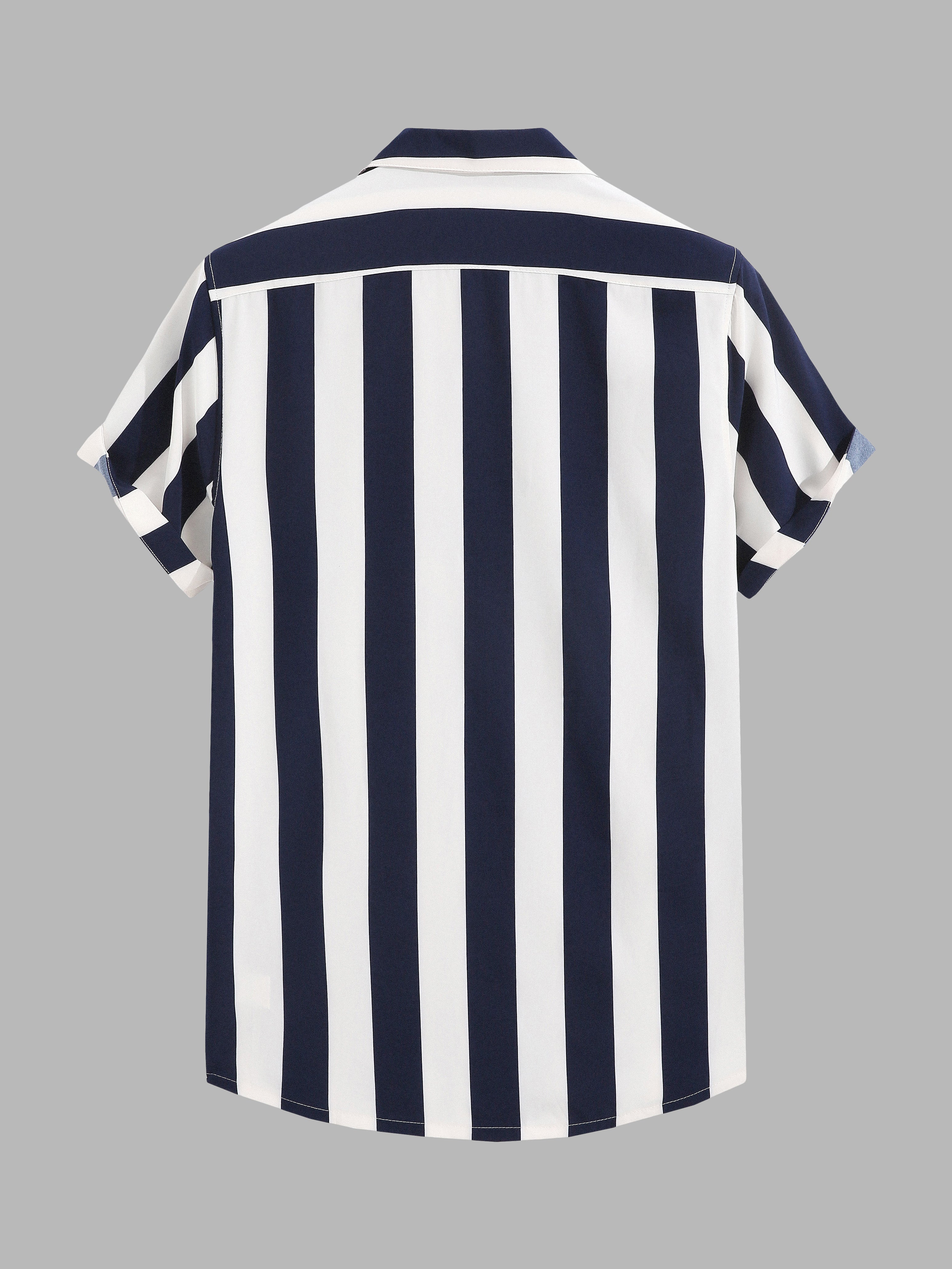 Artemon® | Stripes Casual Short Sleeve Shirts - Image 2
