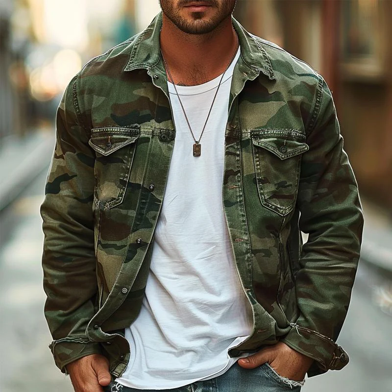 Arto® | Harper™｜Retro-Style Camouflage Jacket - Image 2