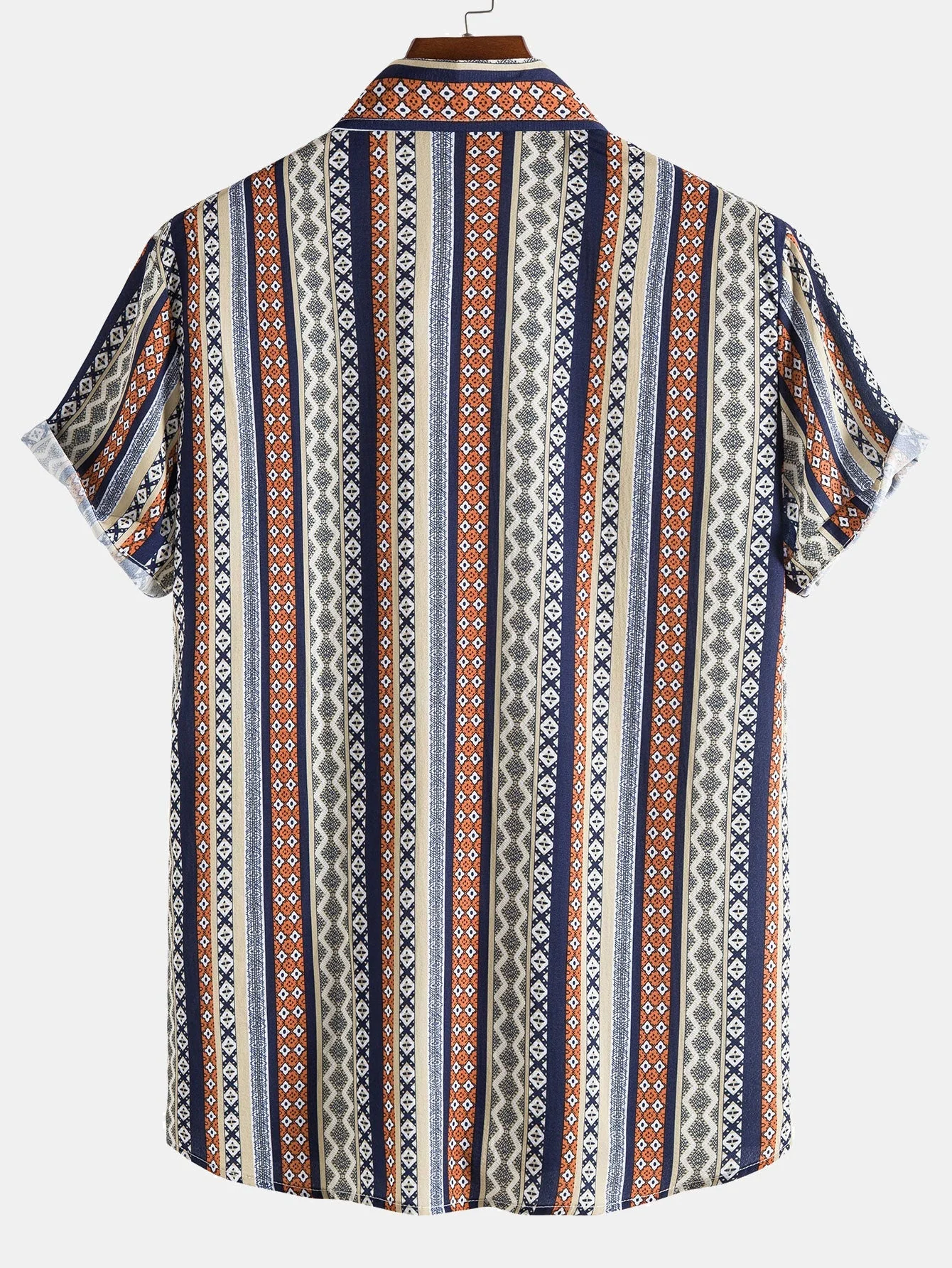 Arye® | Ethnic Geometry Print Shirt - Image 2