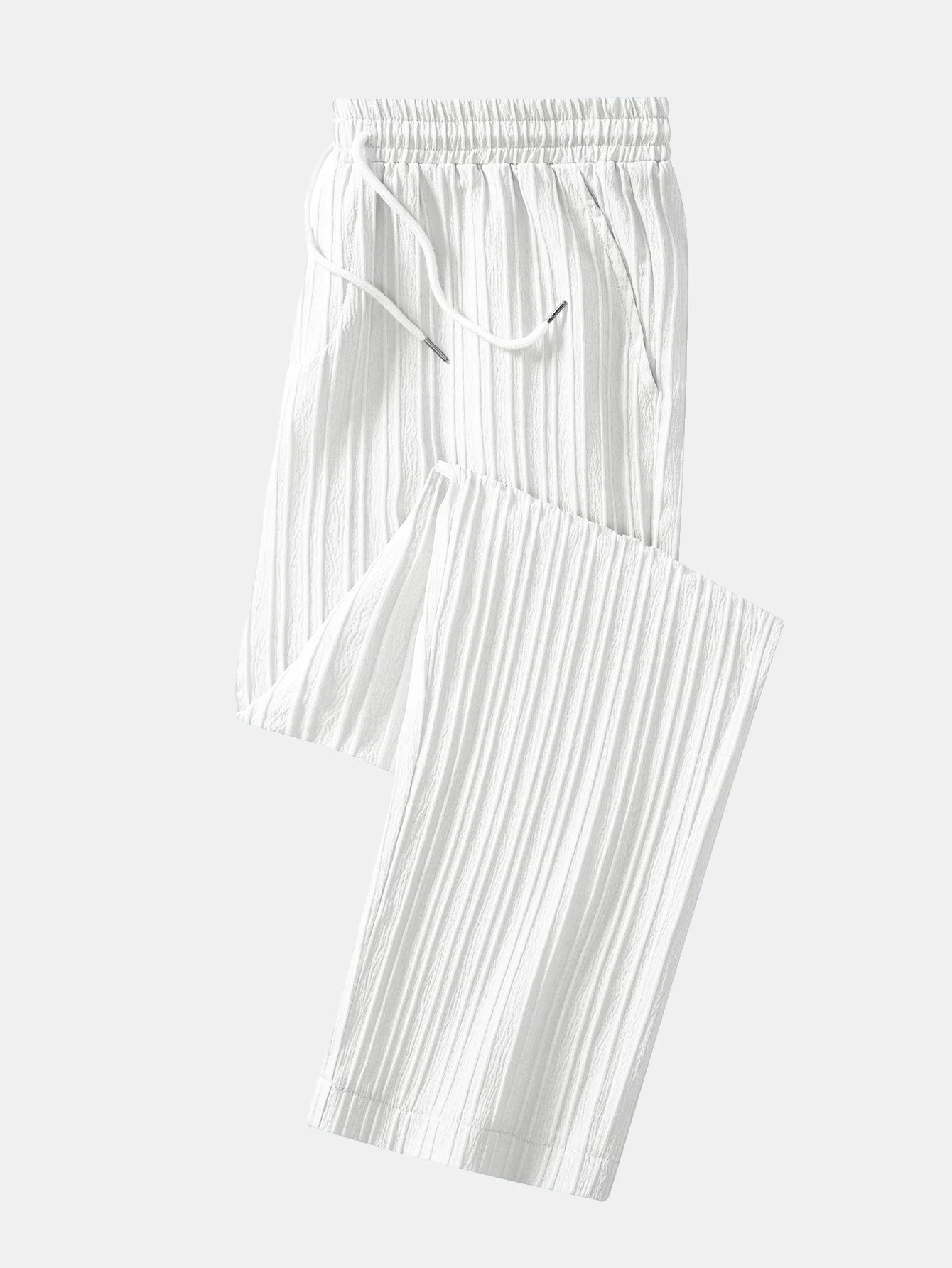 Asdrúbal® | Striped Jacquard Cuban Collar Shirt & Straight Leg Pants - Image 7