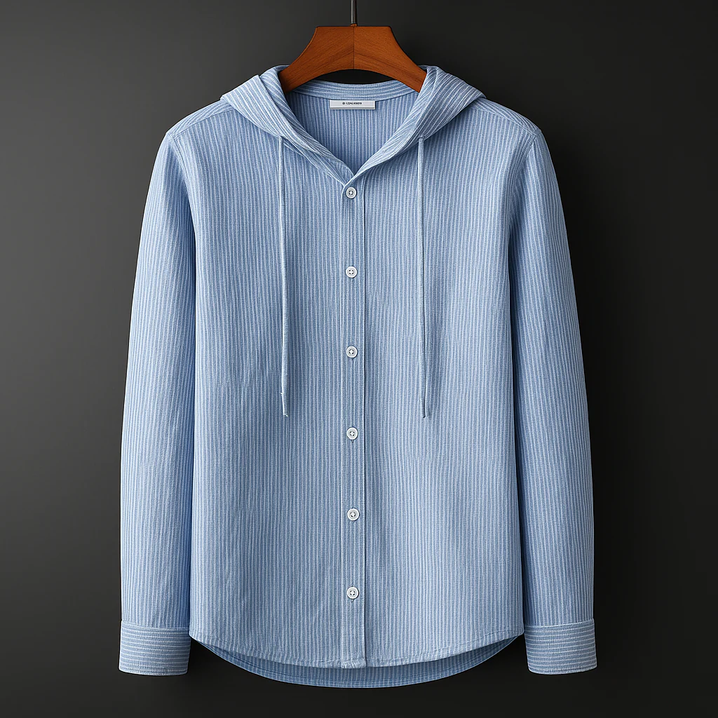 Asser® | Jeffer Hooded Shirt - Image 5