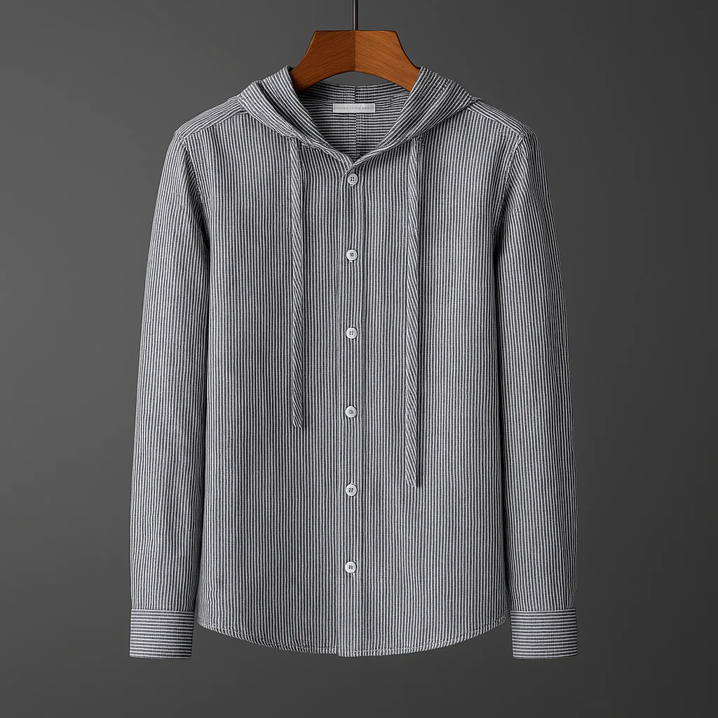 Asser® | Jeffer Hooded Shirt - Image 6