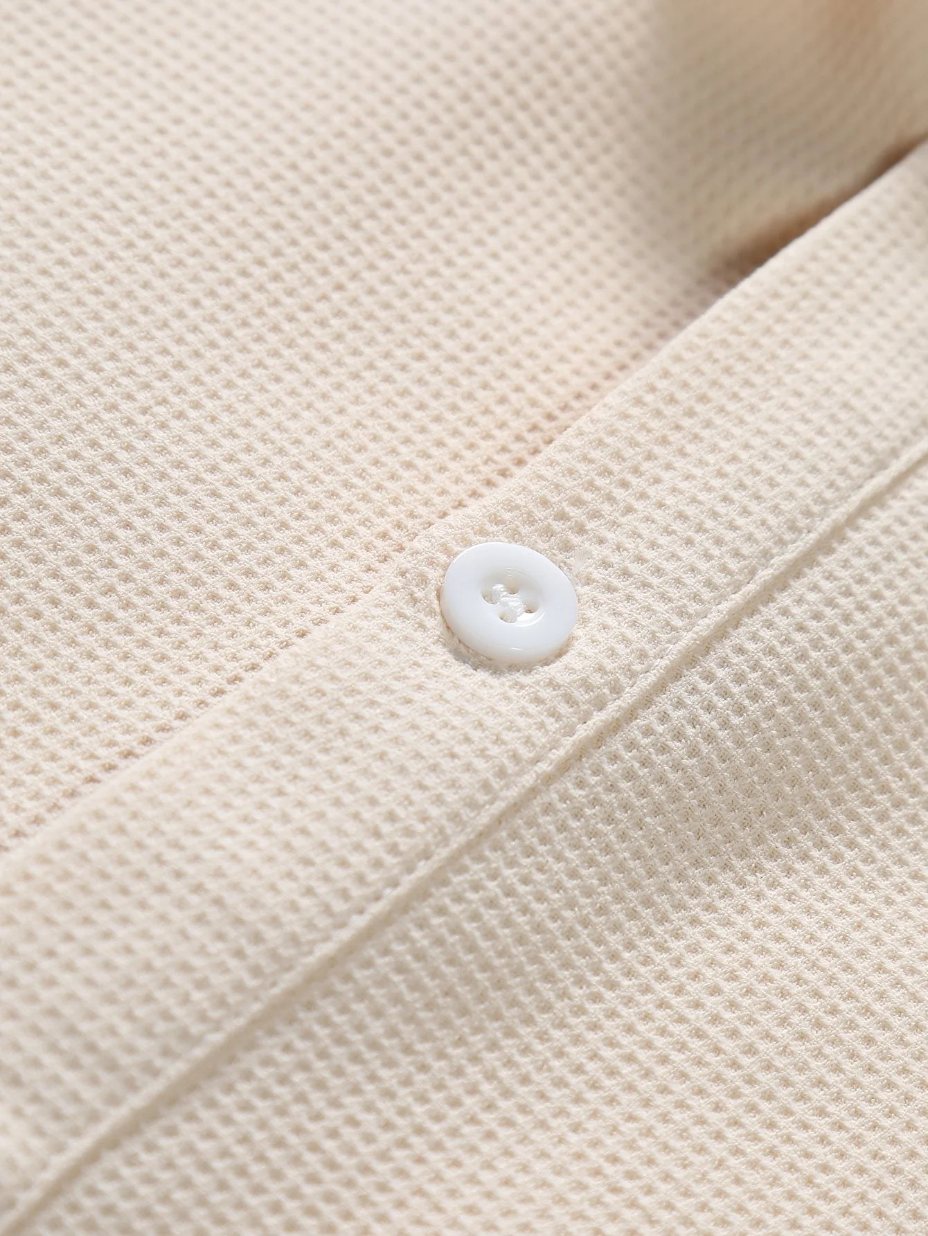 Astarte® | Waffle Polo Collar Shirt - Image 4